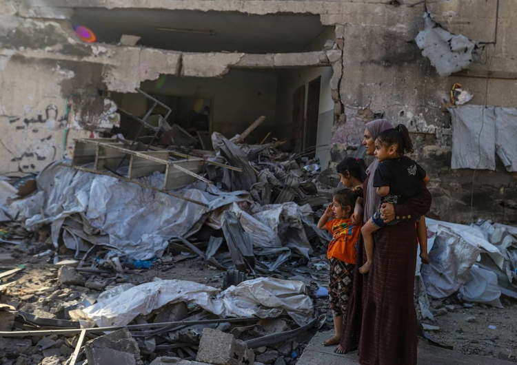W Strefie Gazy trwa kryzys humanitarny. Jest wiele ofiar