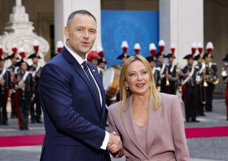 Spotkanie Nawrocki–Meloni. Wiadomo, o czym rozmawiano