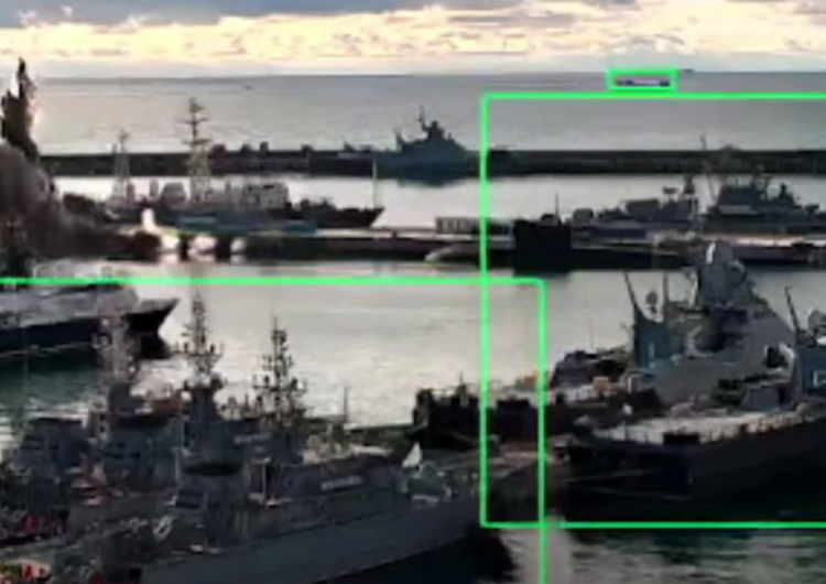 Ukraińskie drony zaatakowały port w Noworosyjsku. Zniszczyli okręt podwodny "Warszawianka"