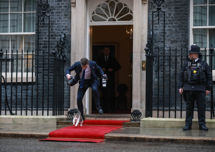 "Larry, nie rób mi tego". Nieoczekiwany finał wizyty na Downing Street
